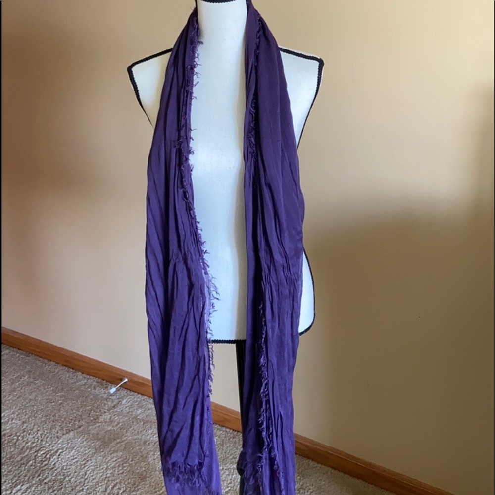 Purple scarf